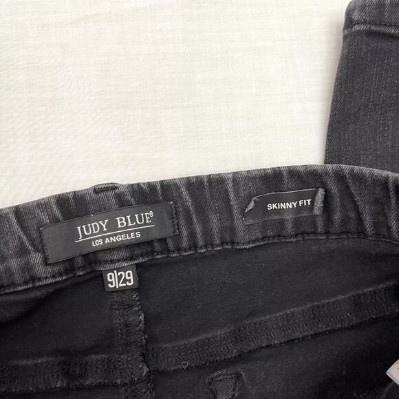 Judy Blue Women’s Black Jeggings Pull-On Skinny Fit‎ Size 9/29 - Picture 3 of 7